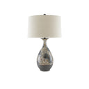 Currey & Company 6000-0658 Frangipani Table Lamp in Cream/Blue/Brown 3