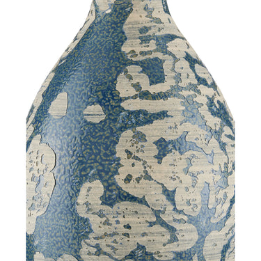 Currey & Company 6000-0674 Ostracon Table Lamp in Vintage Blue 2