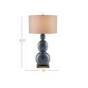 Currey & Company 6000-0676 Cymbeline Table Lamp in Steel Blue 5