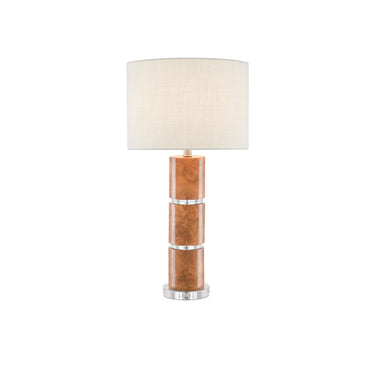 Currey & Company 6000-0679 Birdseye Table Lamp in Birdseye Maple Veneer 3