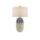 Currey & Company 6000-0681 Montmartre Table Lamp in Milk/Purple 1