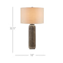 Currey & Company 6000-0699 Morse Table Lamp in Oxidized Nickel 5