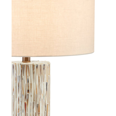 Currey & Company 6000-0709 Aquila Table Lamp in Natural Bone/Antique Brass 2