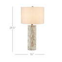 Currey & Company 6000-0709 Aquila Table Lamp in Natural Bone/Antique Brass 4