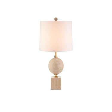 Currey & Company 6000-0718 Adorno Table Lamp in Natural/Beige/Antique Brass 3