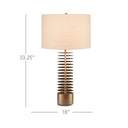 Currey & Company 6000-0720 Walwyn Table Lamp in Painted Antique Brass 7