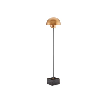 Currey & Company 6000-0721 La Rue Table Lamp in Brushed Brass/Black 3