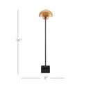 Currey & Company 6000-0721 La Rue Table Lamp in Brushed Brass/Black 4