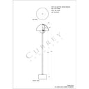 Currey & Company 6000-0721 La Rue Table Lamp in Brushed Brass/Black 5