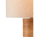 Currey & Company 6000-0735 Salome Table Lamp in Brass/Natural Rattan 2