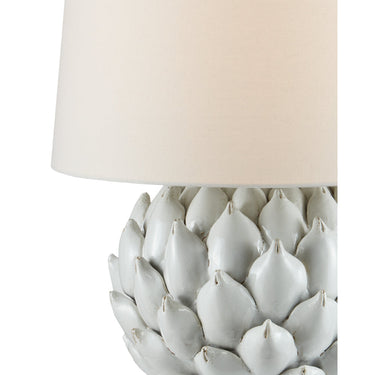 Currey & Company 6000-0741 Cynara Table Lamp in Antique White 2