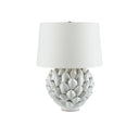 Currey & Company 6000-0741 Cynara Table Lamp in Antique White 3