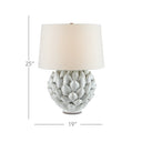 Currey & Company 6000-0741 Cynara Table Lamp in Antique White 4