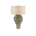 Currey & Company 6000-0744 Sea Urchin Green Table Lamp in Sunken Green 1