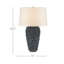 Currey & Company 6000-0745 Milos Blue Table Lamp in Blue 5