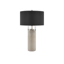 Currey & Company 6000-0751 Edfu Table Lamp in Concrete/Clear Resin/Black 3