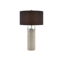 Currey & Company 6000-0751 Edfu Table Lamp in Concrete/Clear Resin/Black 1