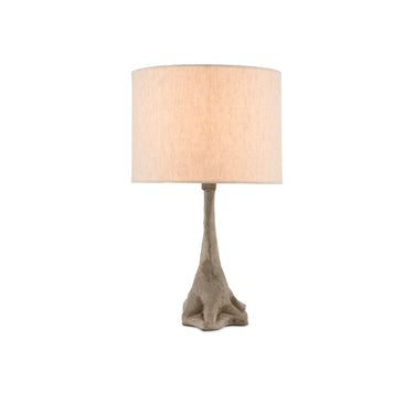 Currey & Company 6000-0755 Cotswold 3 Light Table Lamp in Concrete 4
