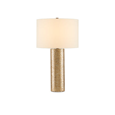 Currey & Company 6000-0756 Glimmer Gold Table Lamp in Gold 1