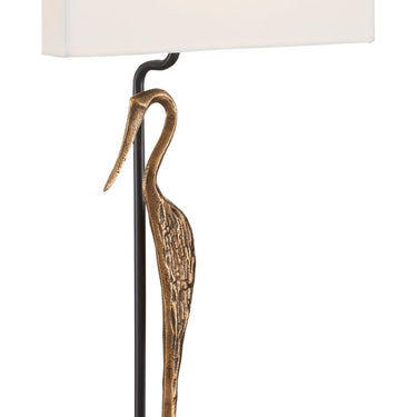 Currey & Company 6000-0759 Antigone Table Lamp in Antique Brass/Black 2
