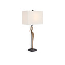 Currey & Company 6000-0759 Antigone Table Lamp in Antique Brass/Black 3