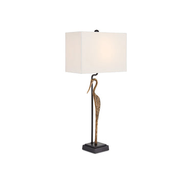 Currey & Company 6000-0759 Antigone Table Lamp in Antique Brass/Black 3