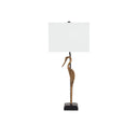 Currey & Company 6000-0759 Antigone Table Lamp in Antique Brass/Black 5