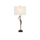 Currey & Company 6000-0759 Antigone Table Lamp in Antique Brass/Black 1
