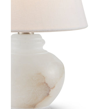 Currey & Company 6000-0761 Piccolo Mini Table Lamp in Natural/Alabaster 2