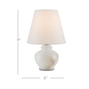 Currey & Company 6000-0761 Piccolo Mini Table Lamp in Natural/Alabaster 6