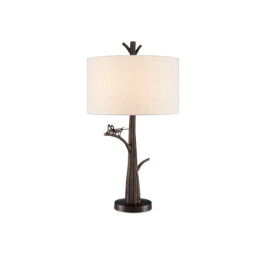 Currey & Company 6000-0774 Grasshopper 1 Light Table Lamp in Bronze 3
