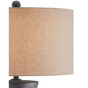 Currey & Company 6000-0779 Croft 1 Light Table Lamp in Satin Dark Gray 3
