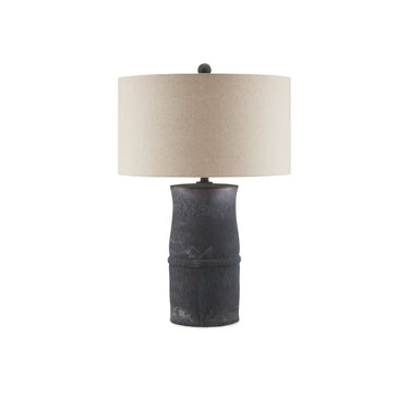 Currey & Company 6000-0779 Croft 1 Light Table Lamp in Satin Dark Gray 4
