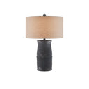 Currey & Company 6000-0779 Croft 1 Light Table Lamp in Satin Dark Gray 1
