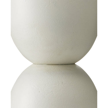 Currey & Company 6000-0794 Linz 1 Light Table Lamp in White 2