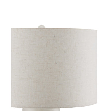 Currey & Company 6000-0794 Linz 1 Light Table Lamp in White 3