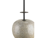Currey & Company 6096 Atlas Console Lamp in Blacksmith/Polished Concrete 2