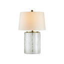 Currey & Company 6197 Oscar Table Lamp in Clear/Brass 1