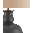 Currey & Company 6244 Ultimo Table Lamp in Matte Black/Antique Brass 2