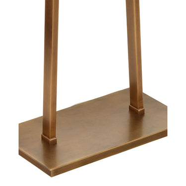 Currey & Company 63.5" Duet 2-Light Bronze and Brass Floor Lamp 2