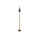 Currey & Company 63.5" Duet 2-Light Bronze and Brass Floor Lamp 4