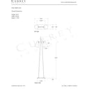 Currey & Company 63.5" Duet 2-Light Bronze and Brass Floor Lamp 8