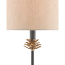 Currey & Company 6334 Pinegrove Table Lamp in Antique Brass/Black 2
