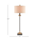 Currey & Company 6334 Pinegrove Table Lamp in Antique Brass/Black 4