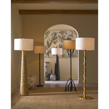 Currey & Company 64.5" Gallo Bronze Floor Lamp 4