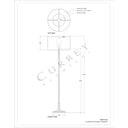 Currey & Company 64.5" Gallo Bronze Floor Lamp 6