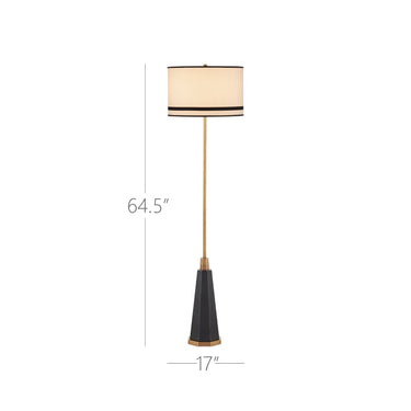 Currey & Company 64.5" x 17" Gieves Floor Lamp 7