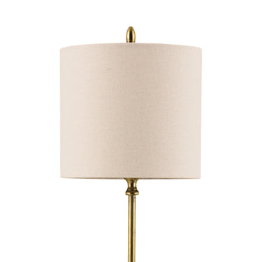 Currey & Company 6472 Messenger Brass Table Lamp in Vintage Brass/Black 2