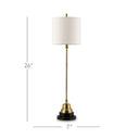Currey & Company 6472 Messenger Brass Table Lamp in Vintage Brass/Black 3