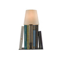 Currey & Company 6555 Oldknow Bookcase Lamp in Polished Concrete/Aged Steel 5